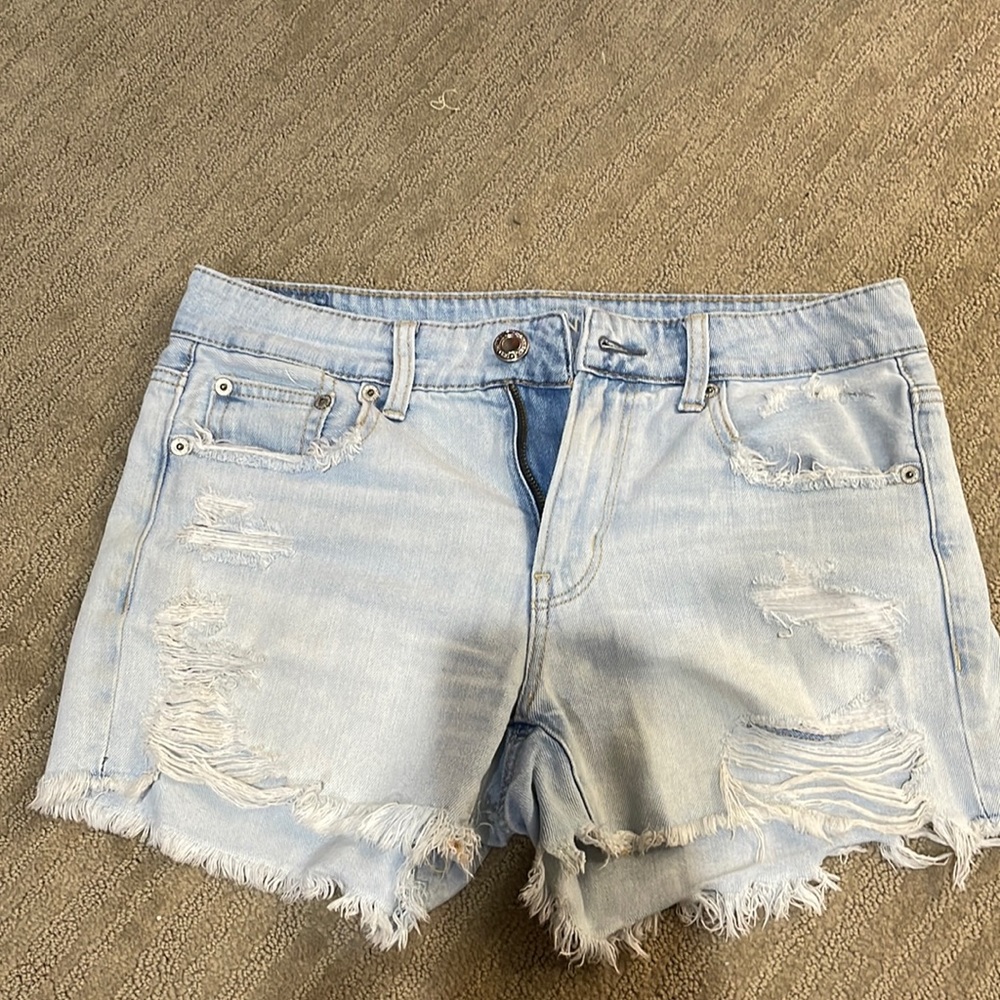 Denim shorts